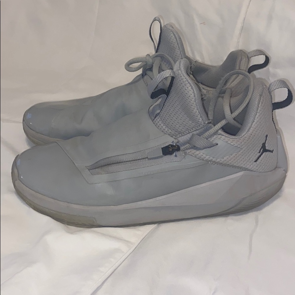 Gray Jordans